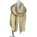 Gorgeous Hollowed Design Ladies Scarf of Leopard Grain Lace